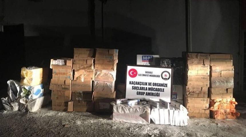 Van’da Kaçak Sigara Ve Nargile Tütünü Operasyonu