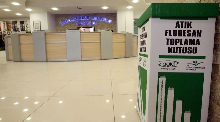 Yenimahalle, Floresan Atıklarına Dikkat &Ccedil;ekti