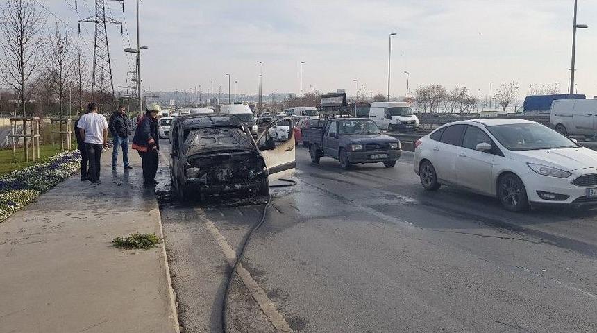 E-5&rsquo;te Ara&ccedil; Alev Alev Yandı