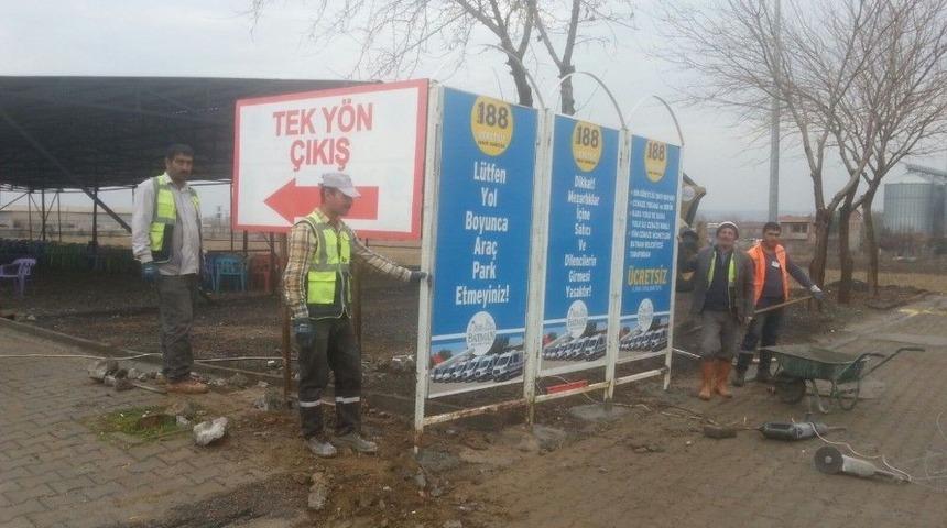 Batman&rsquo;da Mezarlıklara Bilgilendirici Tabelalar Yerleştirildi