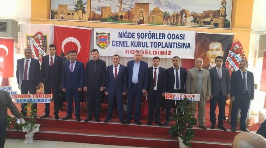 Niğde Şof&ouml;rler Odasının Yeni Başkanı Kızıltan Oldu