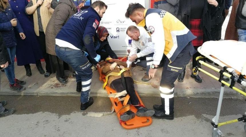 Hamile Kadına Otomobil &Ccedil;arptı