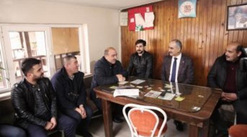 Başkan Aydın, Taksicileri Ziyaret Etti