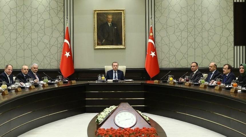 2018 Yılının İlk Bakanlar Kurulu Cumhurbaşkanlığı K&uuml;lliyesinde Toplandı