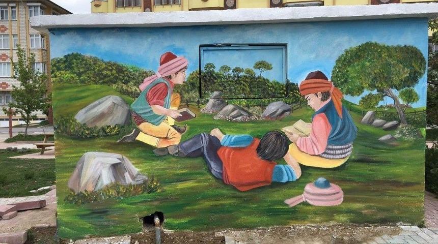 Akşehir&rsquo;de Trafolar Sanat Eserlerine D&ouml;n&uuml;şt&uuml;