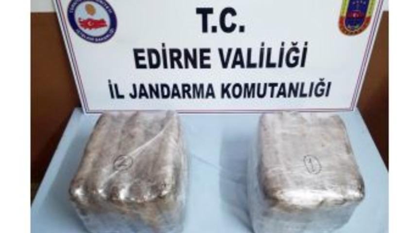 Edirne&rsquo;de 11 Kilo 404 Gram Skunk Yakalandı