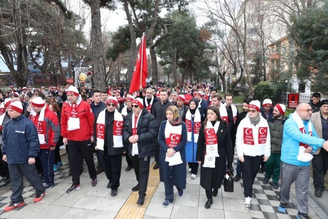 Kırklareliler Sarıkamış Şehitleri İ&ccedil;in Y&uuml;r&uuml;d&uuml;