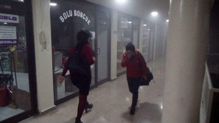 Bolu’da 6 Katlı İş Hanında Yangın Paniği G1