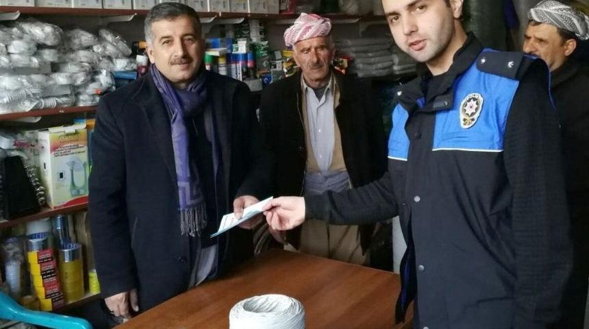 Şemdinli Polisinden Esnaf Ziyareti