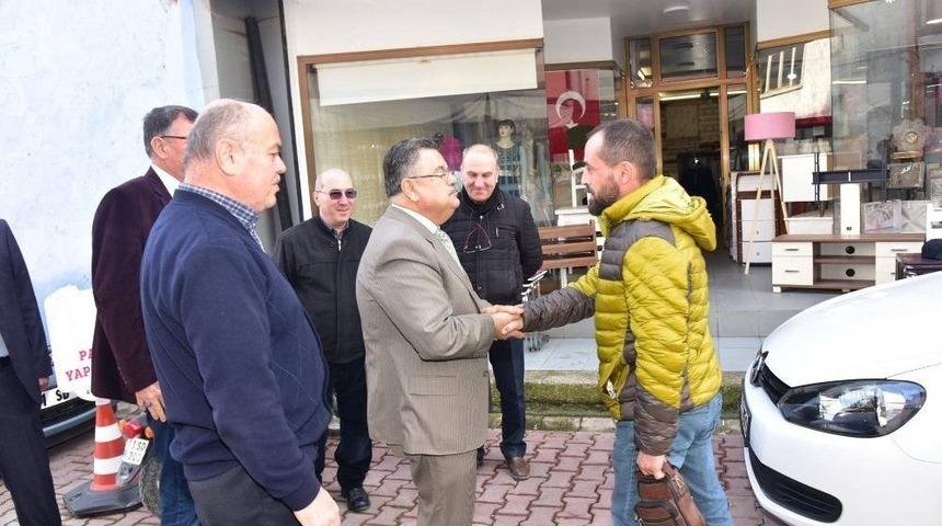 Başkan Yağcı, Osmaneli Esnafını Ziyaret Etti