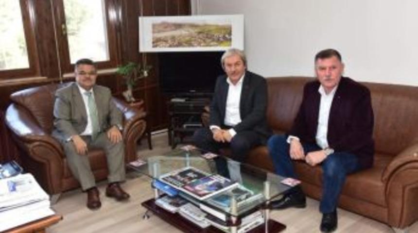 Başkan Yağcı&rsquo;dan Osmaneli Belediye Başkanı Şahin&rsquo;e Ge&ccedil;miş Olsun Ziyareti