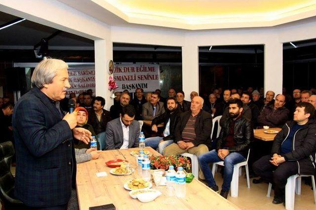 Başkan Şahin, İnönü Mahallesi Sakinleri İle Bir Araya Geldi