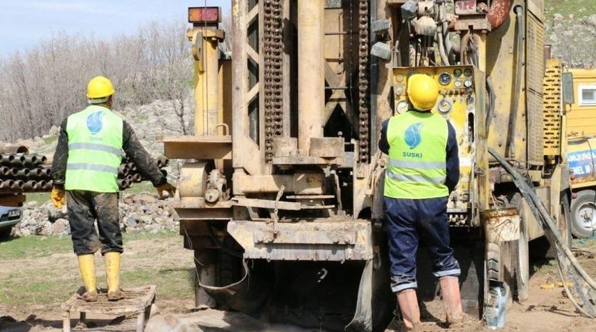 Şuski İ&ccedil;me Suyu Bulunmayan Mahallelerde Sondaj &Ccedil;alışması Yapıyor