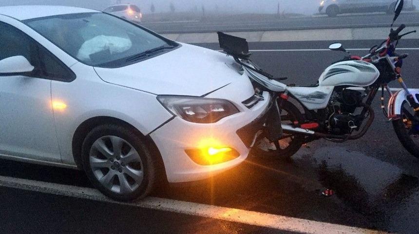 Tekirdağ&rsquo;da Trafik Kazası: 1 Yaralı
