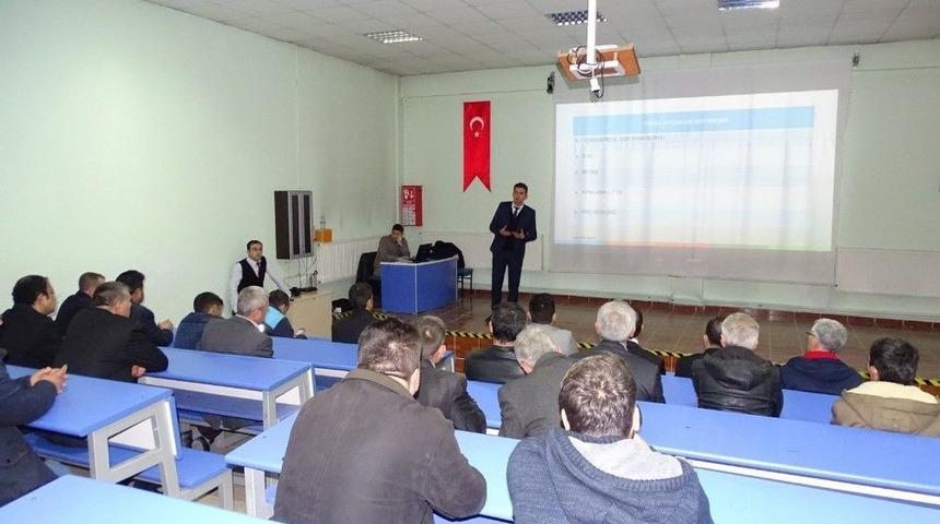 Tkdk Hisarcık&rsquo;ta Girişimcileri Bilgilendirdi