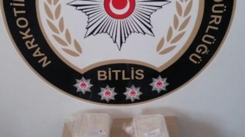 Bitlis&rsquo;te Uyuşturucu Operasyonu