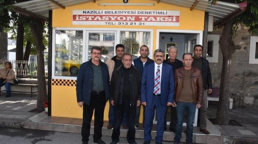 Alıcık Taksici Esnafını Ziyaret Etti