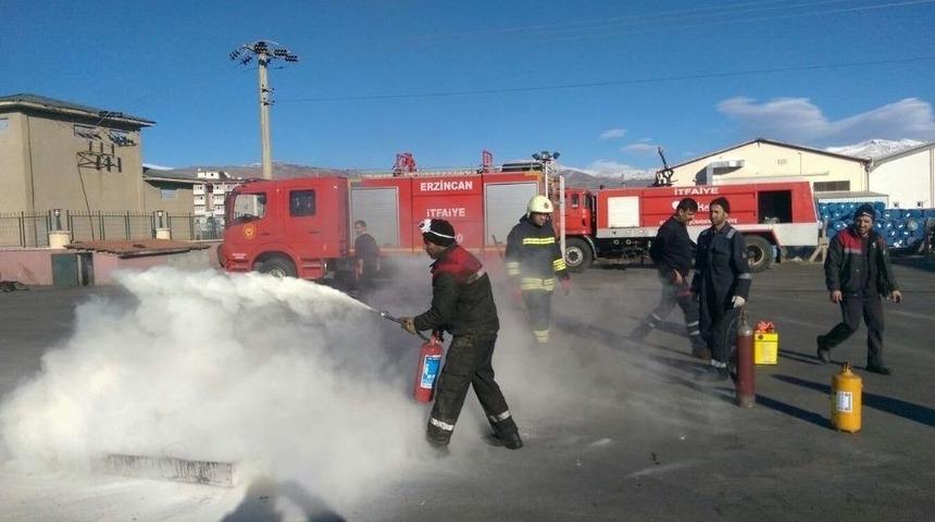İtfaiye Eğitimleri Devam Ediyor