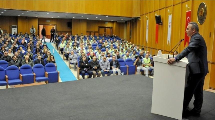 Om&uuml;&rsquo;de Taşeron İş&ccedil;iler İlk Ağızdan Bilgilendiriliyor