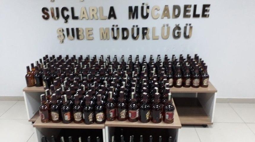 Polisten Kaçak Viski Operasyonu