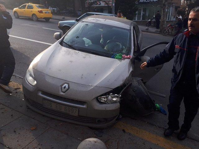 Başkent’te Trafik Kazası: 1 Ağır Yaralı