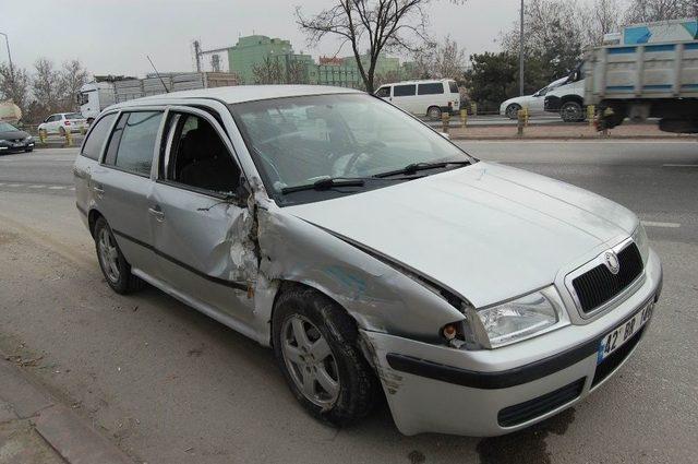 Konya’da Trafik Kazası: 1 Yaralı