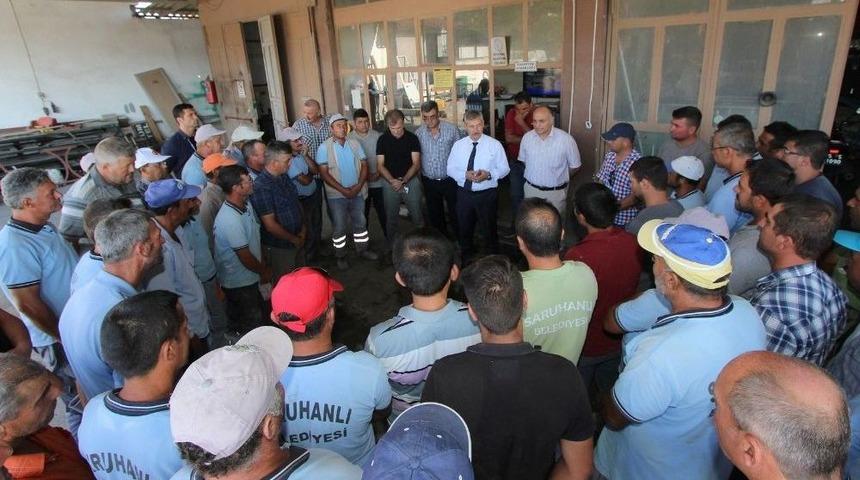Saruhanlı&rsquo;da Taşeron İş&ccedil;iler Kadro S&uuml;reci Hakkında Bilgilendirildi