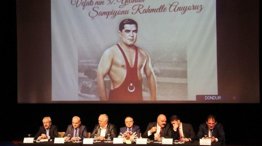 Efsanevi G&uuml;reş&ccedil;i Yaşar Doğu Memleketi Samsun&rsquo;da Anıldı