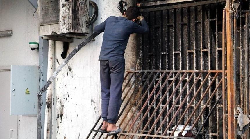 Antalya&rsquo;da İş Hanında Yangın