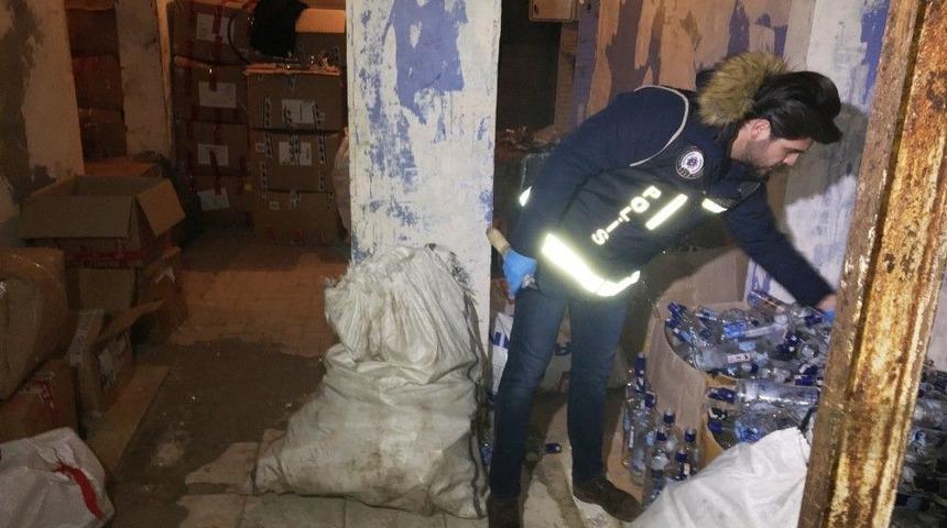 Fatih&rsquo;te Sahte İ&ccedil;ki Operasyonu