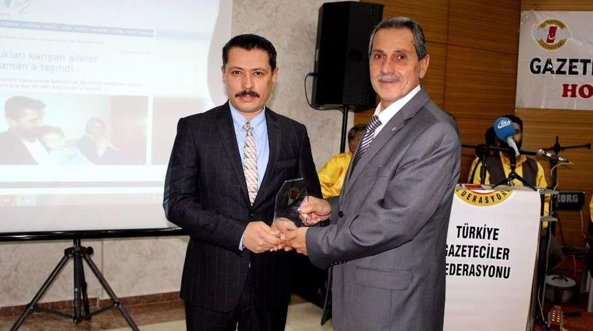 &ldquo;en İyi Haber&rdquo; Dalında İha Muhabirine &Ouml;d&uuml;l