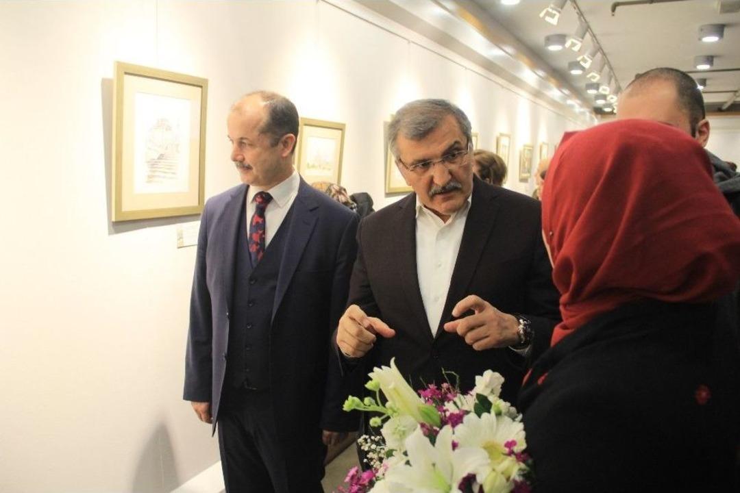 Kud&uuml;sl&uuml; Ressamın Fır&ccedil;asından &ldquo;benim Şehirlerim&rdquo; Sergisi Sanatseverlerle Buluştu