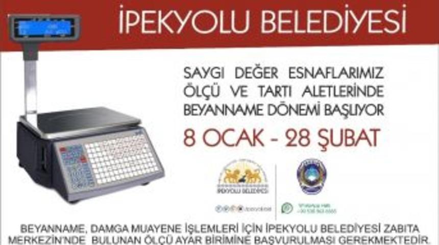 İpekyolu Belediyesinden &Ouml;l&ccedil;&uuml; Ve Ayar Birimleri Kontrol&uuml;