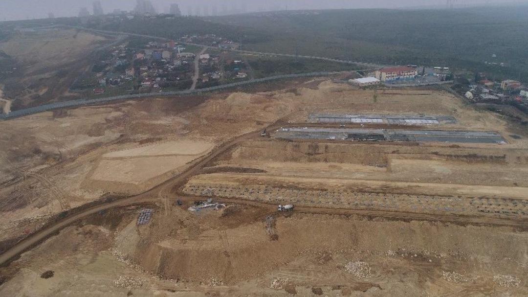 (&ouml;zel) Rami Gıda Toptancıları Hali&rsquo;nin Taşınacağı Alan Havadan G&ouml;r&uuml;nt&uuml;lendi