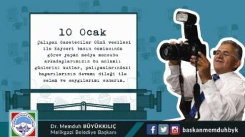 Başkan B&uuml;y&uuml;kkılı&ccedil; Gazeteciler G&uuml;n&uuml;&rsquo;n&uuml; Kutladı
