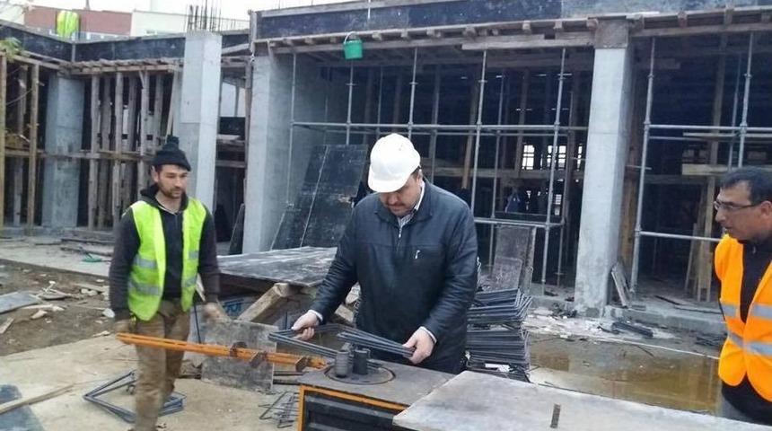 Başkan Ersoy Mesaiye Şantiyede Başladı