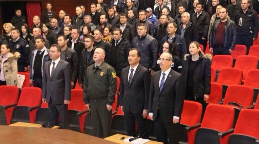 Uşak&rsquo;ta &Ouml;zel G&uuml;venlik G&ouml;revlisi Olarak &Ccedil;alışanlara Bilgilendirme Semineri D&uuml;zenlendi