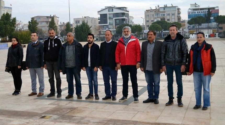 Didim Çalışan Gazeteciler Cemiyeti Üyeleri 10 Ocak’ı Çelenkle Kutladı