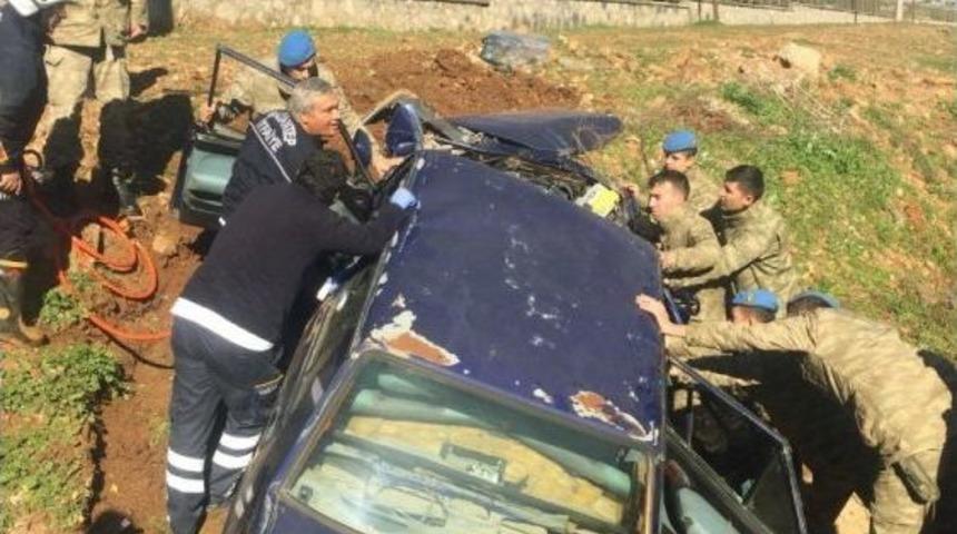 Kanala U&ccedil;an Otomobilin S&uuml;r&uuml;c&uuml;s&uuml;n&uuml; Komandolar Kurtardı