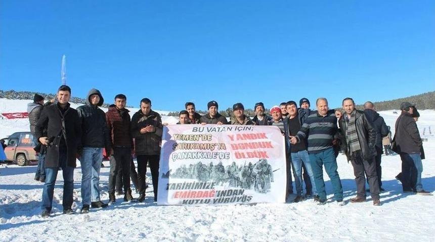 Emirdağ Heyeti &ldquo;sarıkamış Şehitleri&rdquo; İ&ccedil;in Y&uuml;r&uuml;d&uuml;