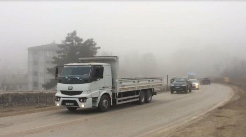 Bartın&rsquo;da Yoğun Sis Hayatı Olumsuz Etkiliyor
