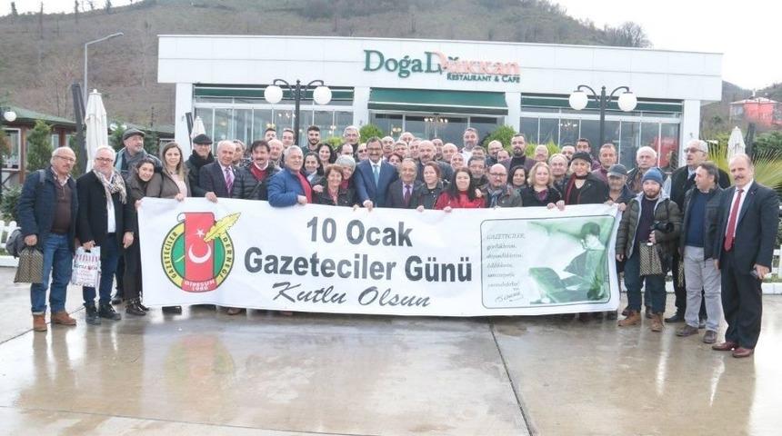 Giresun&rsquo;da Basın Mensupları &lsquo;&ccedil;alışan Gazeteciler G&uuml;n&uuml;&rsquo; Programında Bir Araya Geldi