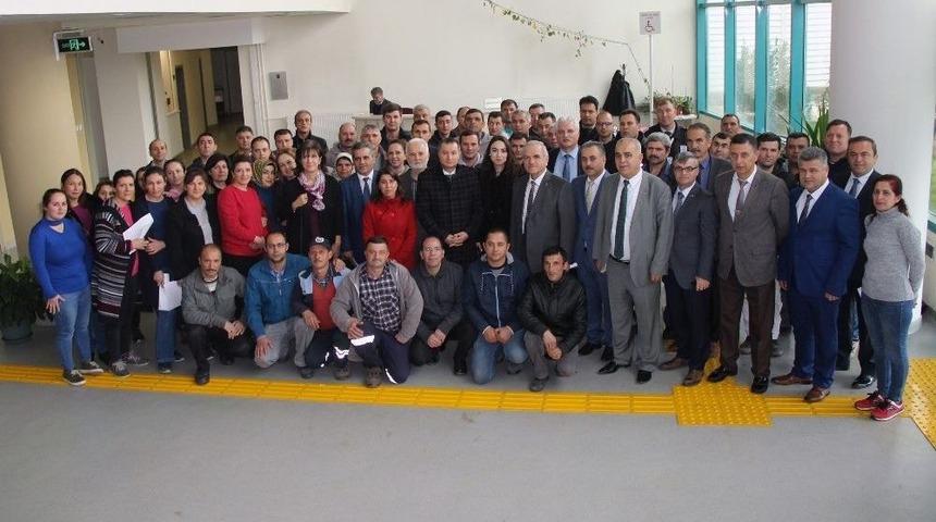 Rekt&ouml;r Harmandar Kadroya Ge&ccedil;ecek İş&ccedil;ilerle Bir Araya Geldi