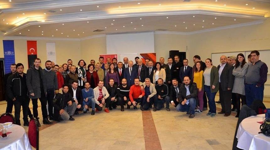 Vali Ceylan , Gazeteciler İle Bir Araya Geldi