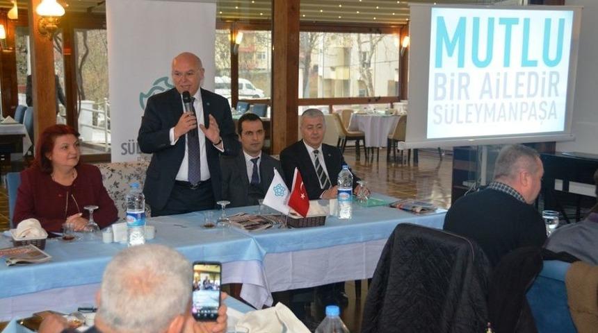 Başkan Eşkinat, &Ccedil;alışan Gazetecilerle Kahvaltıda Bir Araya Geldi