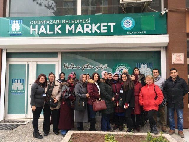 Emek Ve Ihlamurket Sakinleri Halk Marketi Ziyaret Etti