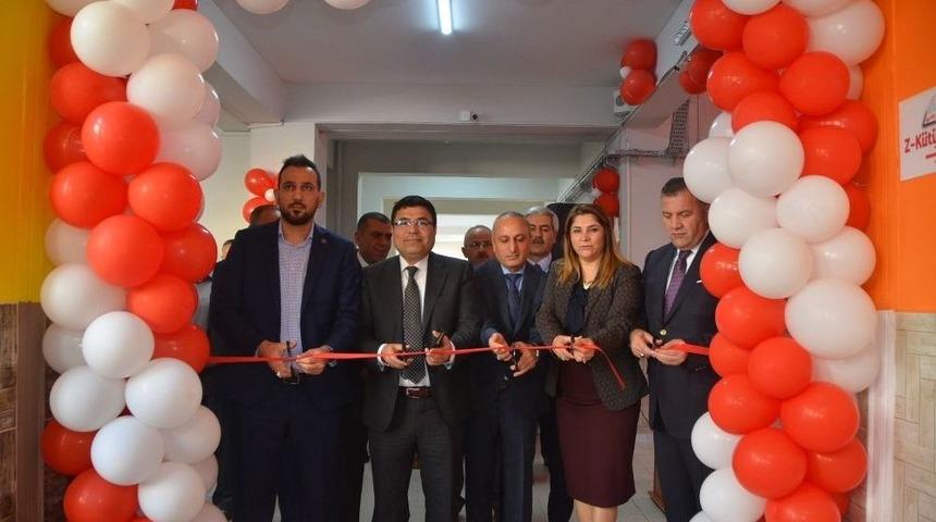 Mezitli Viranşehir 75. Yıl Ortaokulunda "z K&uuml;t&uuml;phanesi" A&ccedil;ıldı