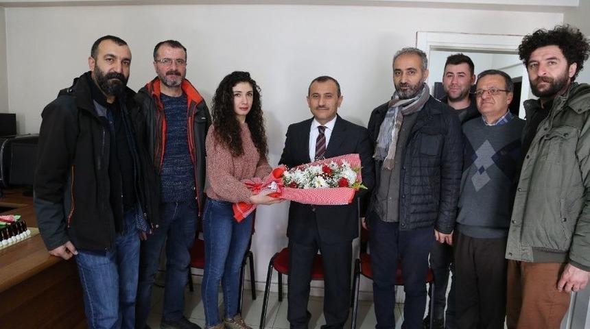 Vali Sonel&rsquo;den Gazetecilere Ziyaret