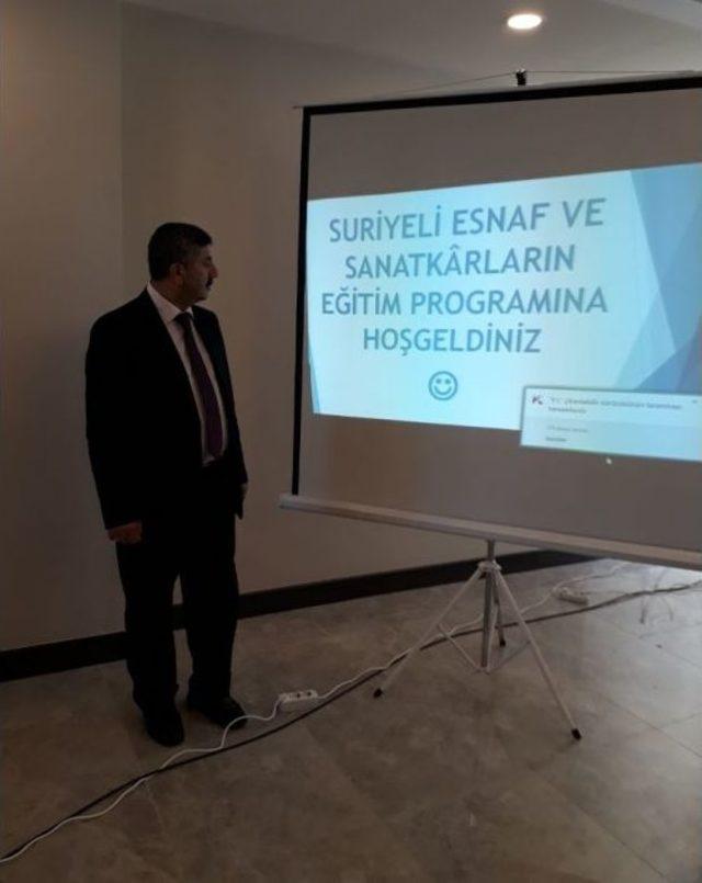 Suriyeli Esnafların Bilgilendirilmesi