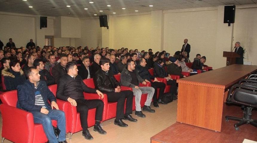 Polis Ekipleri, &Ouml;zel G&uuml;venlik G&ouml;revlisi Personeline Eğitim Verdi